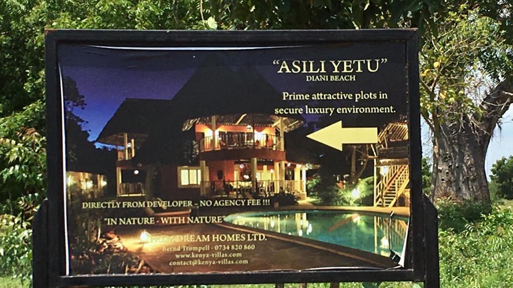Asili Yetu entrance sign